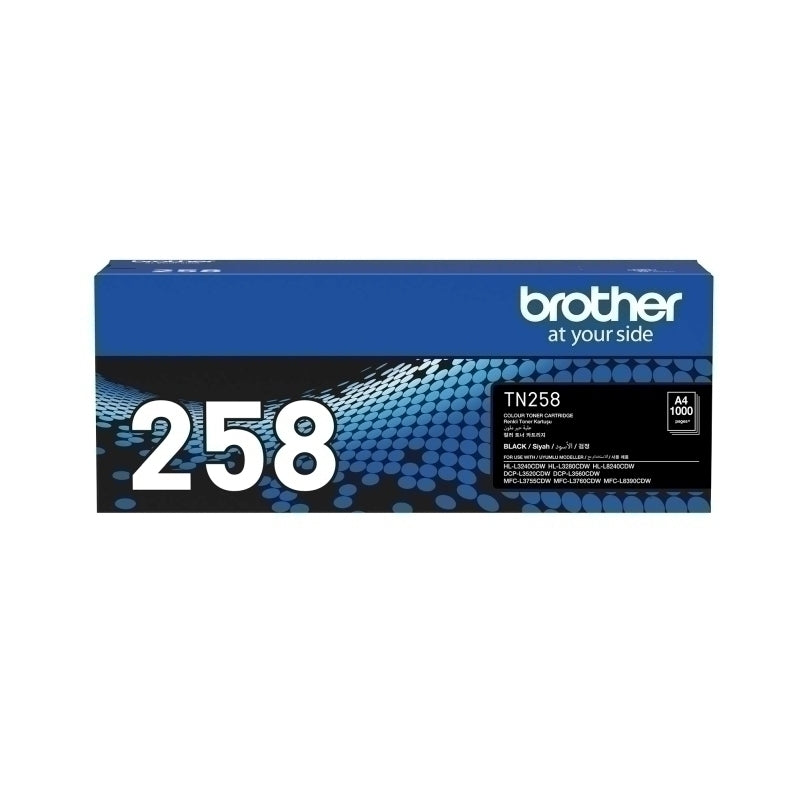 Brother TN258 Bk Toner Cart