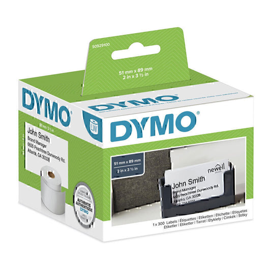 Dymo LW 51mm x 89mm White