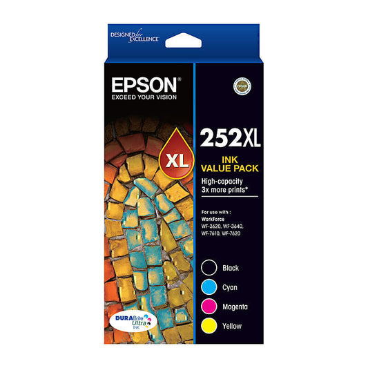 Epson 252XL 4 Ink Value Pack