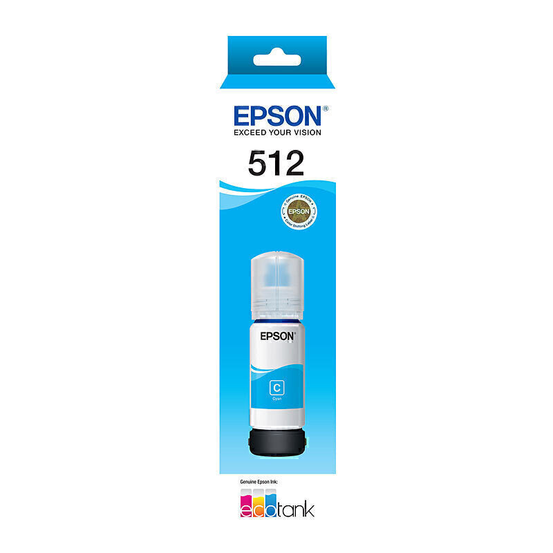 Epson T512 Cyan EcoTank Bottle