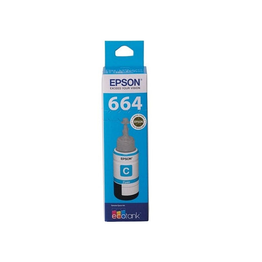 Epson T664 Cyan EcoTank Bottle