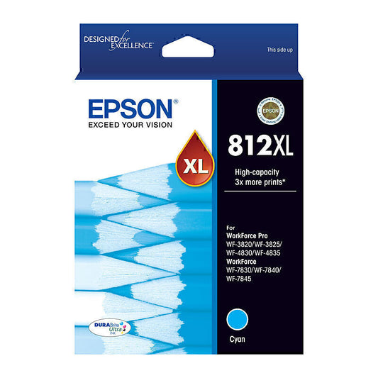 Epson 812XL Cyan Ink Cart