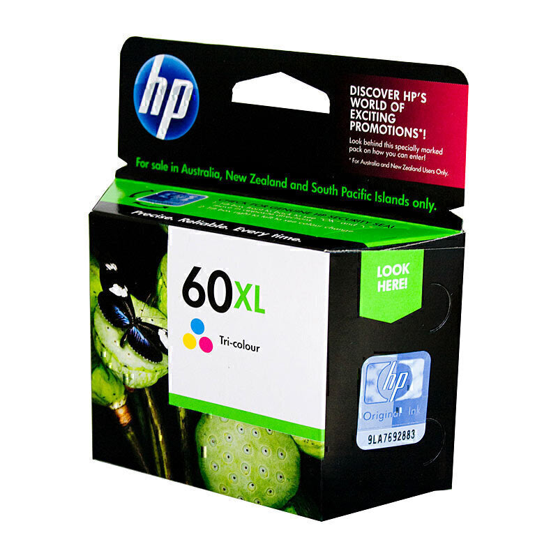 HP #60XL Tri Col Ink CC644WA