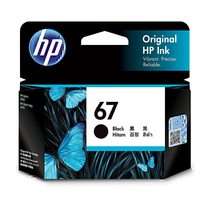 HP #67 Black Ink 3YM56AA