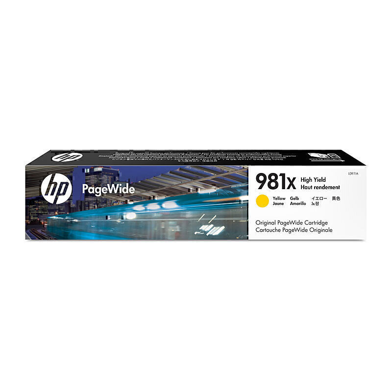 HP #981X Yell Ink Cart L0R11A