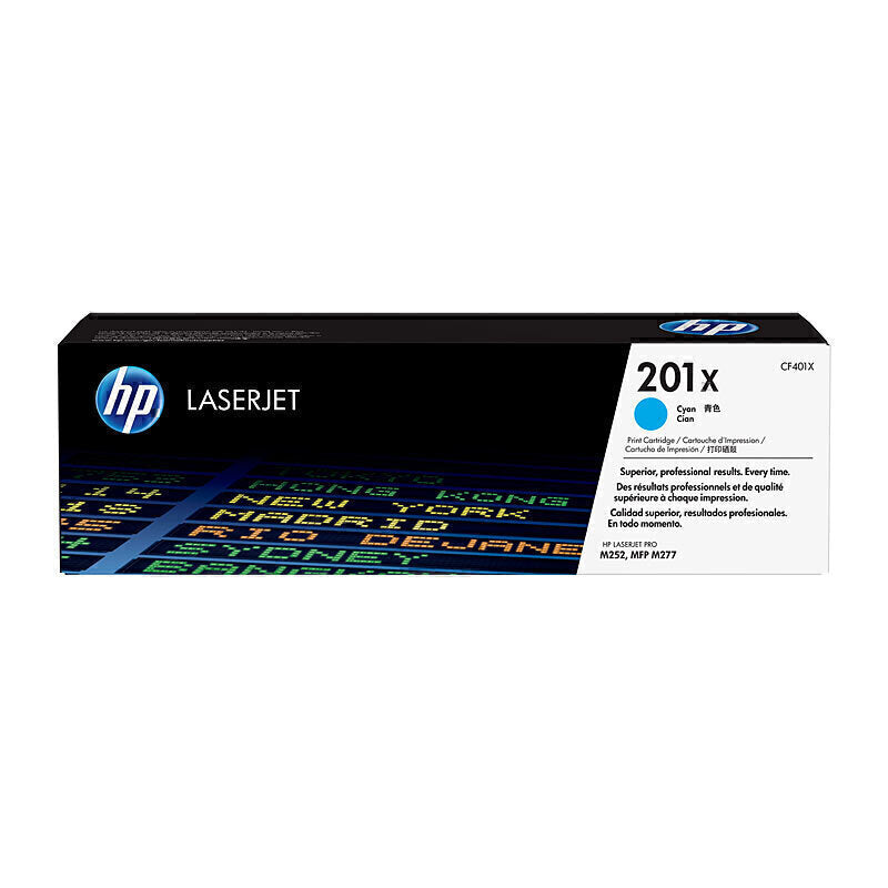 HP #201X Cyan Toner CF401X