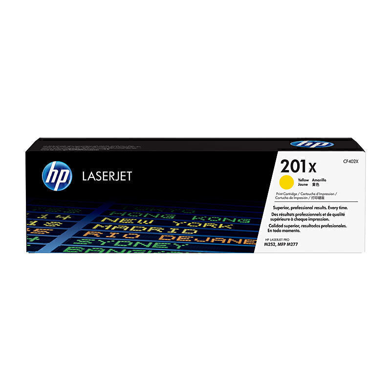 HP #201X Yellow Toner CF402X