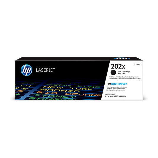 HP #202X Black Toner CF500X