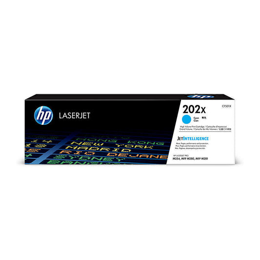 HP #202X Cyan Toner CF501X