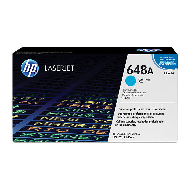 HP #648A Cyan Toner CE261A