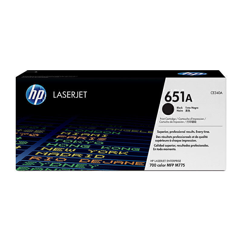 HP #651A Black Toner CE340A