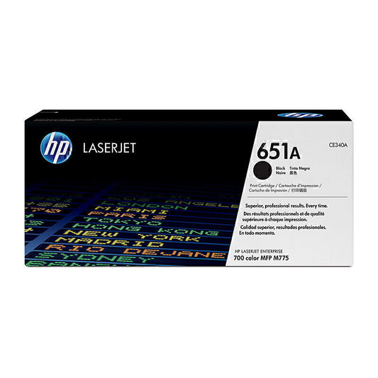 HP #651A Black Toner CE340A