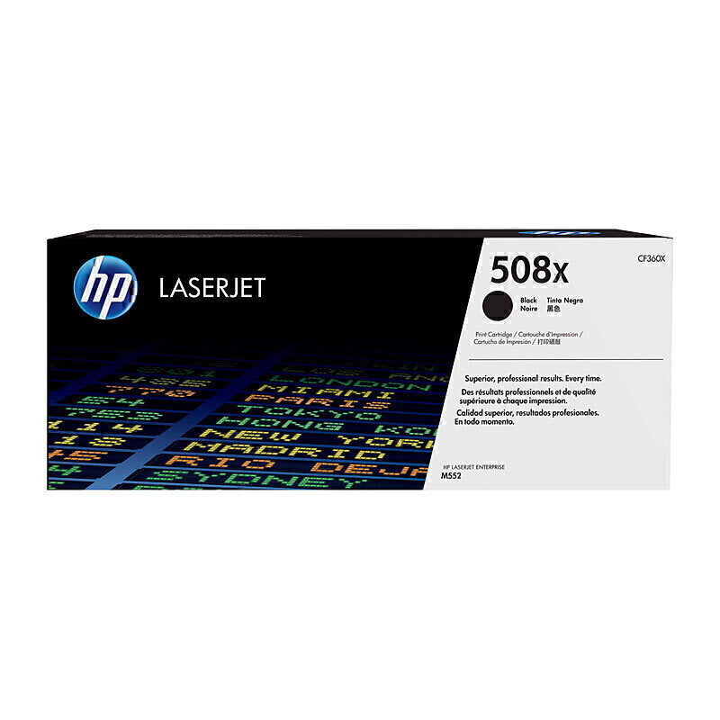 HP #508X Black Toner CF360X