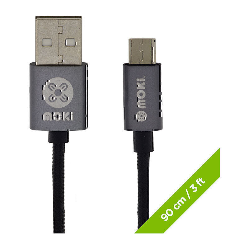 Moki Braid MicroUSB Syn Cable