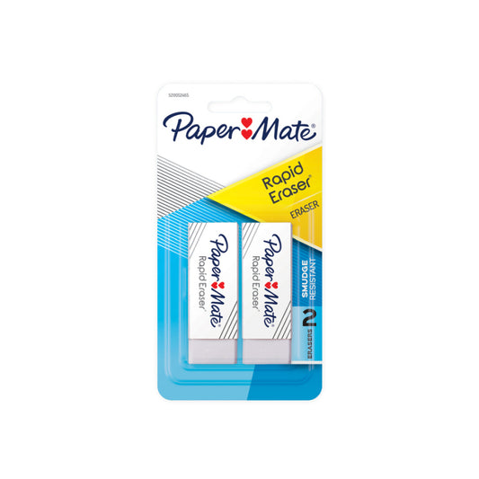 PM Rapid Erase Eraser Pk2 Bx12