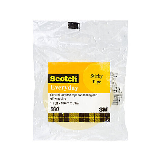 Scotch St Tpe 502 18mmX33M Bx8