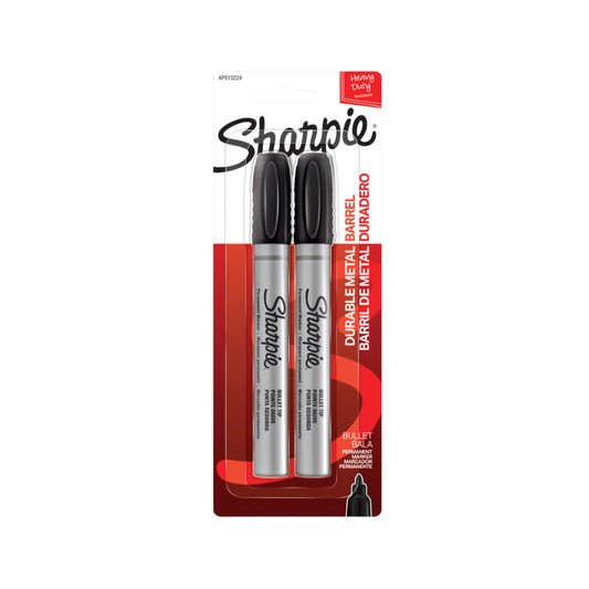 Sharpie Metal Bullet Pk2 Blk